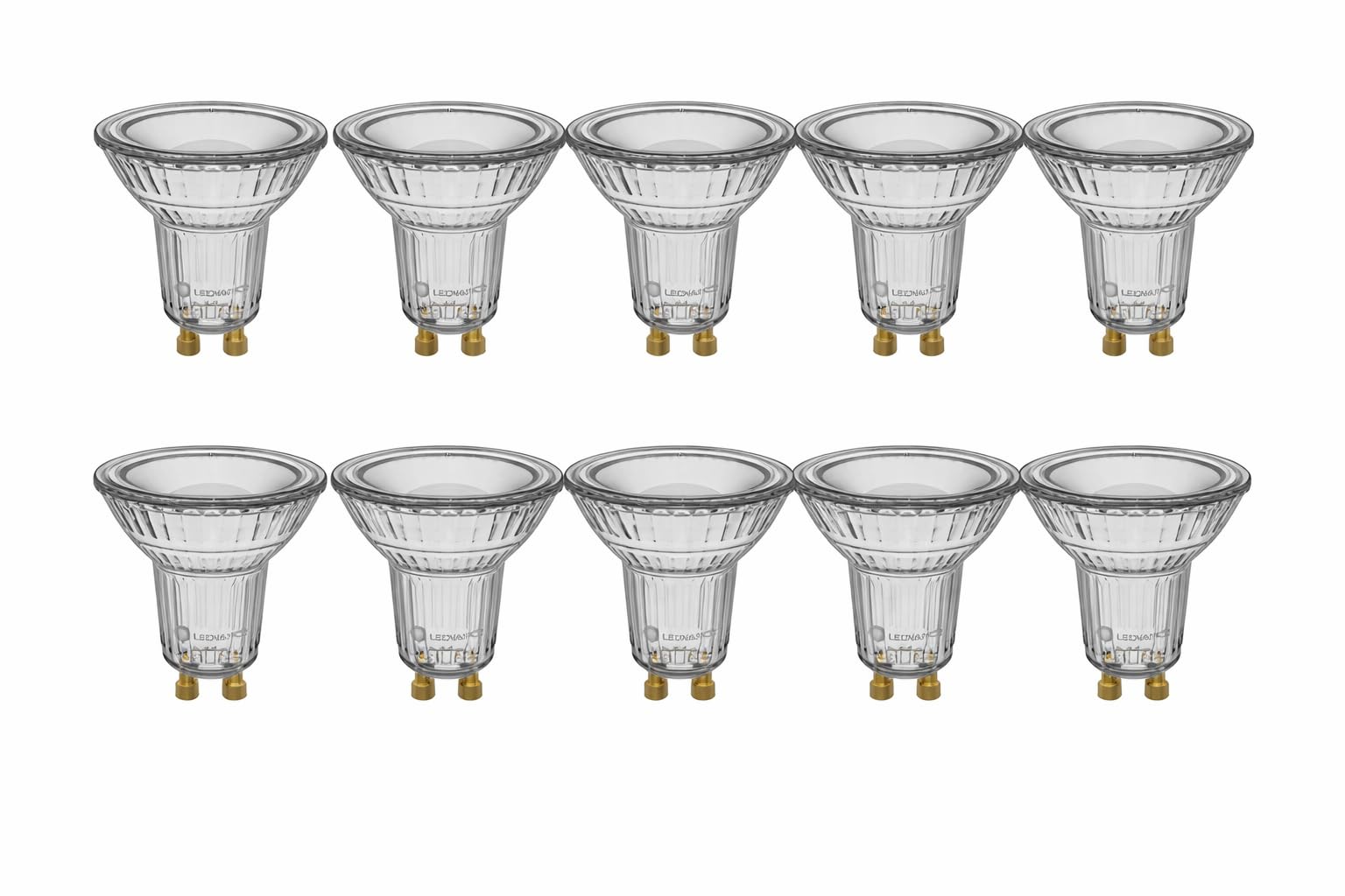 10xLEDVANCE LED PAR16 80 Spot, GU10, 6,9W, Warmweiß 3000K, Dimmbar, 650lm, 120° Abstrahlwinkel, 51W Halogen-Ersatz 10er SPARPACK