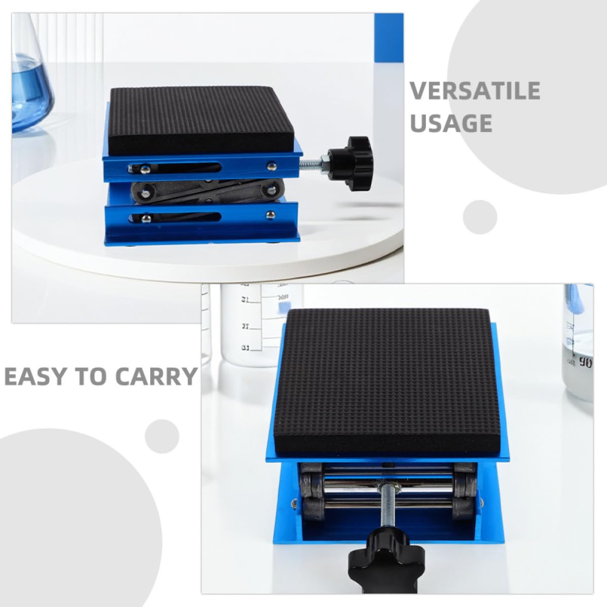 Piattaforma CM Alluminio Elevatrice in Lega di 15x15 da Laboratorio