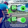 SPGOOD Contachilometri Bici Senza Fili, 19 Funzioni IP54 Impermeabile, Con Display Retroilluminato Tachimetro Per computer Bici, Tachimetro Per Ciclocomputer Con Avvio/Arresto Automatico #4