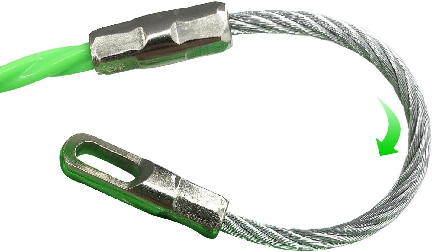 Electrical Fish Tape Cable Puller Rod 4mm Diameter Multiple Lengths 10m 20m 30m(4mmX 30m)