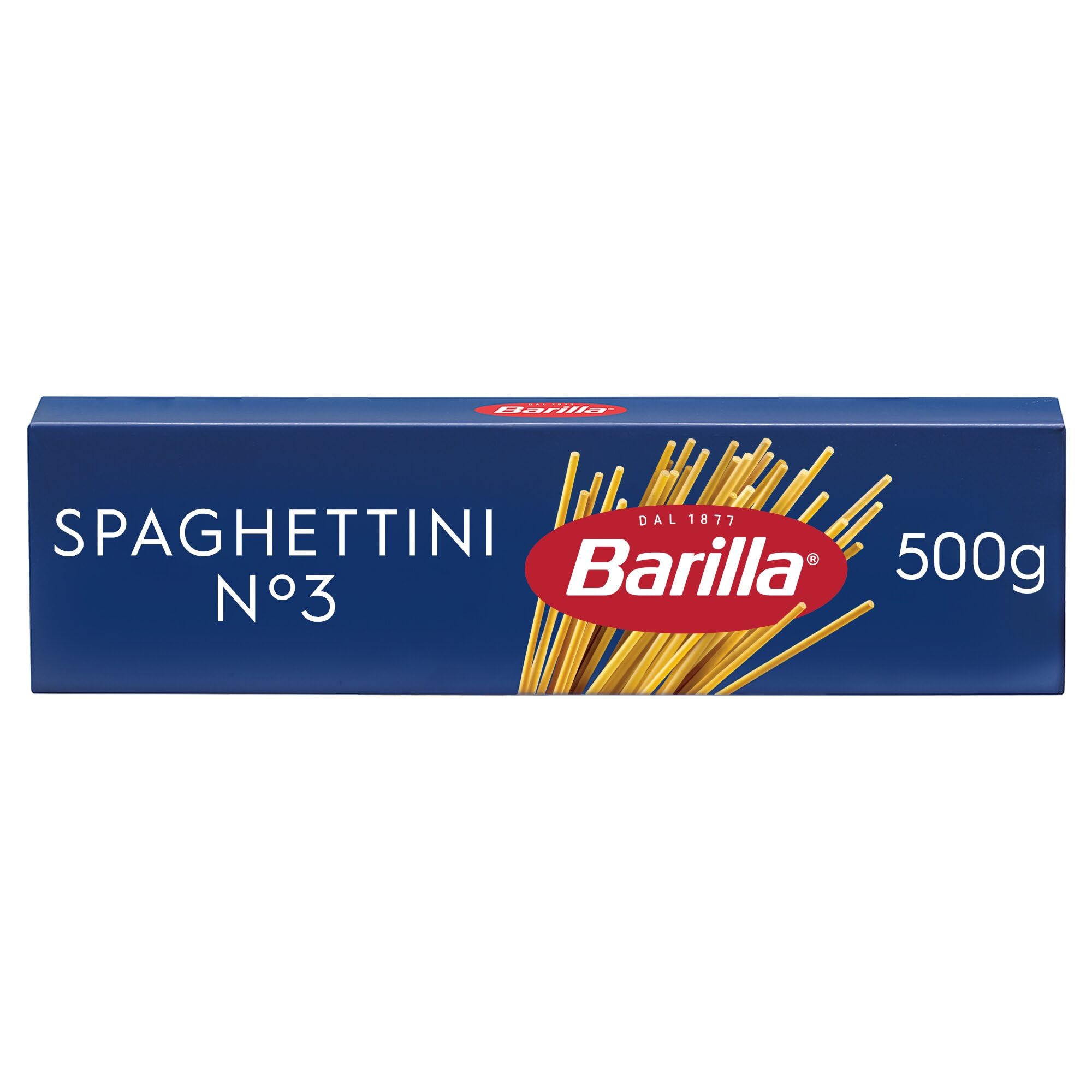Barilla Pasta Spaghettini N.3 di Semola di Grano Duro, I Classici, 500g