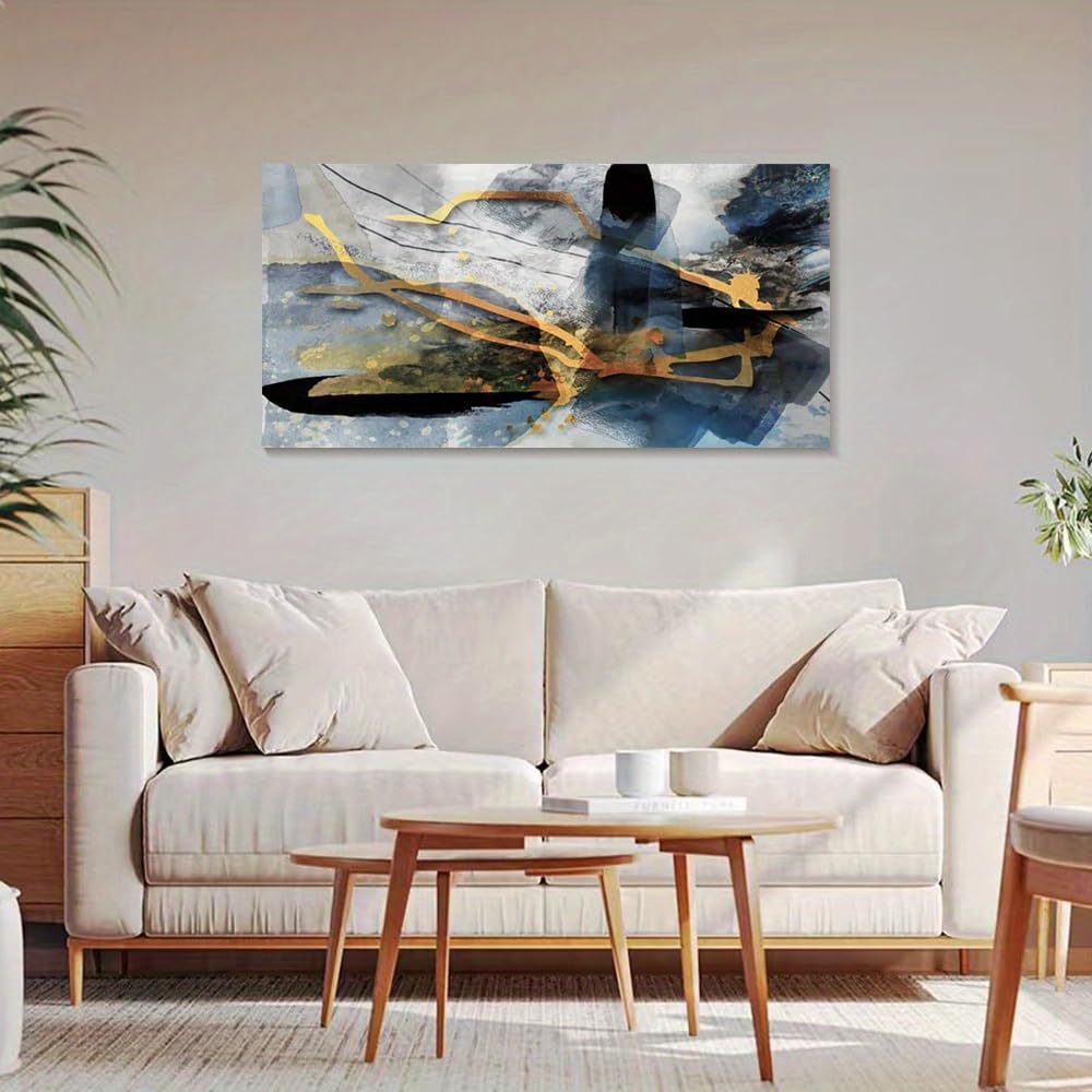 IHHGNB Wall Art Abstract Decor, Canvas Print Wall Painting, Modern Paintings Poster Color Decorative Artwork Room Home Decor(70x140cm(28x55in)/No frame)