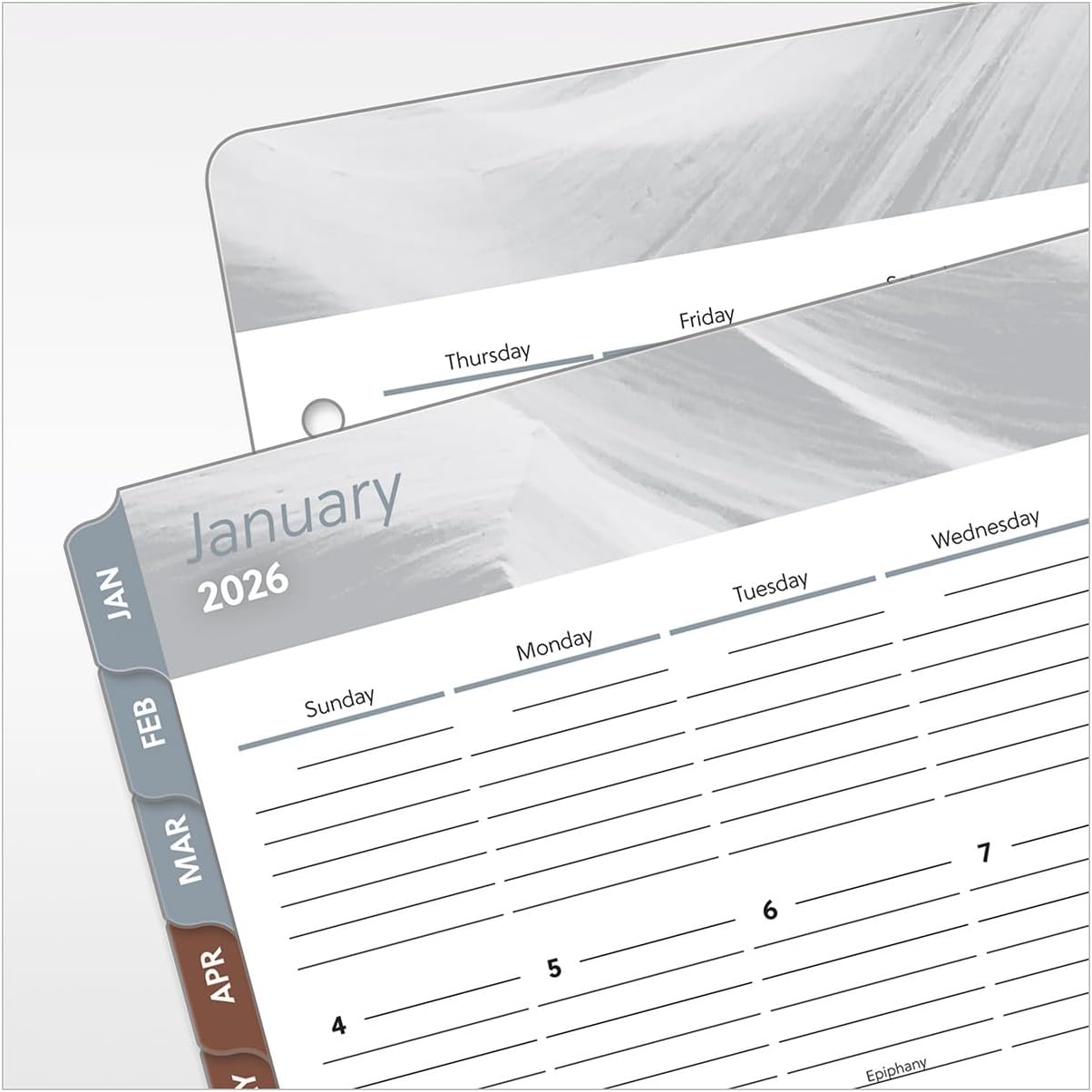 FranklinCovey - Textures Planner Refill | Weekly Ring-Bound (Classic, Jan 2026 - Dec 2026)