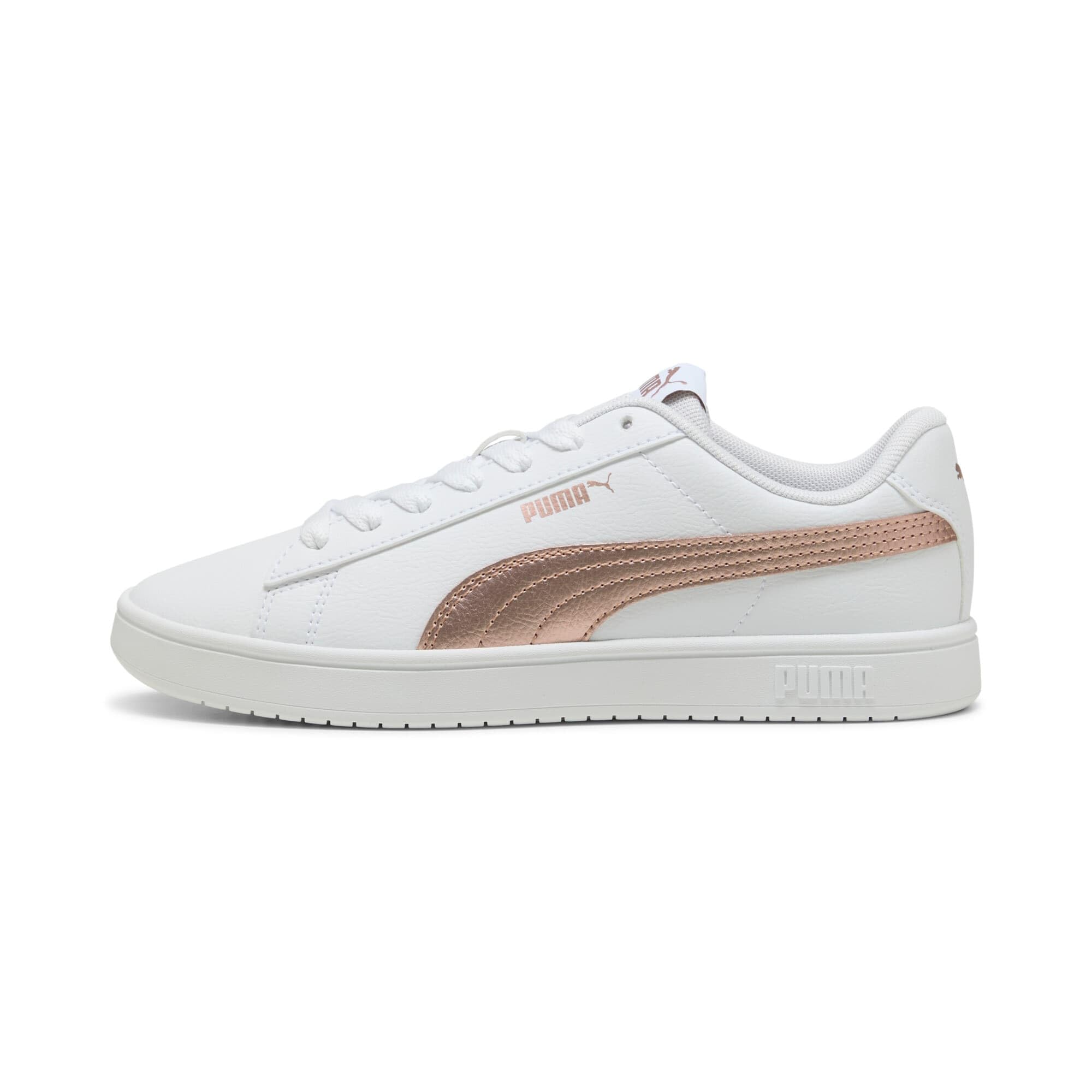 PUMA Unisex Rickie Classic Turnschuhe, Puma White Rose Gold, 38.5 EU