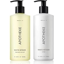 APOTHEKE White Vetiver Hand & Body Lotion & Liquid Hand Soap Personal Care Bundle