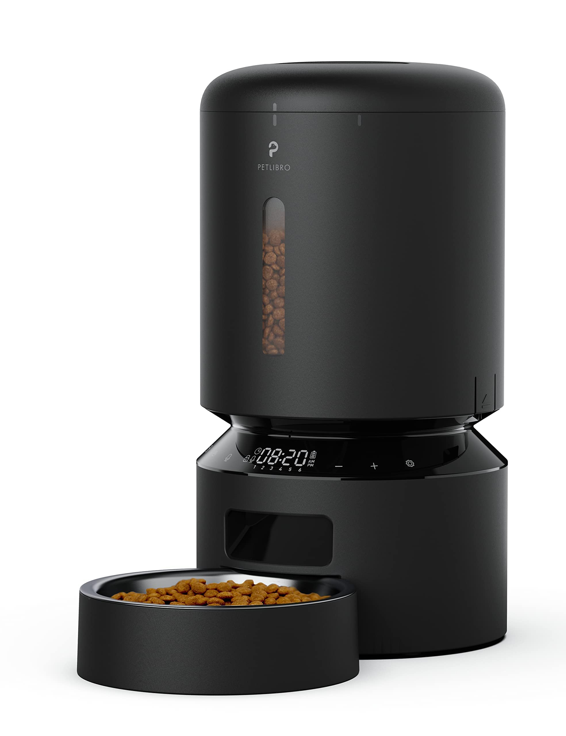 PETLIBRO Automatic Cat Feeder, Pet Dry Food Dispenser Triple Preservation & Twist Lock Lid, Up to 50 Portions 6 Meals Per Day, Granary for Cats/Dogs