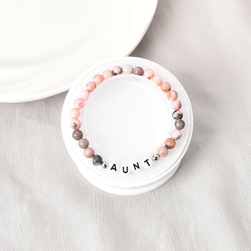 Sisadodo Christmas Birthday Gifts for Mom Mama Charm Bead Bracelet for Grandma I Love You Gifts for Aunt Long Distance Gifts for Women - Image 4