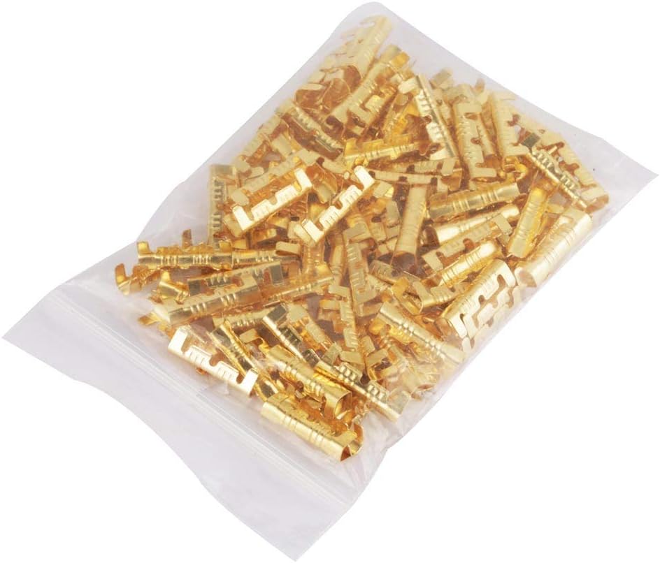 Snapklik.co : UL Listed Non Insulated Butt Connectors 12-10 AWG, 100...