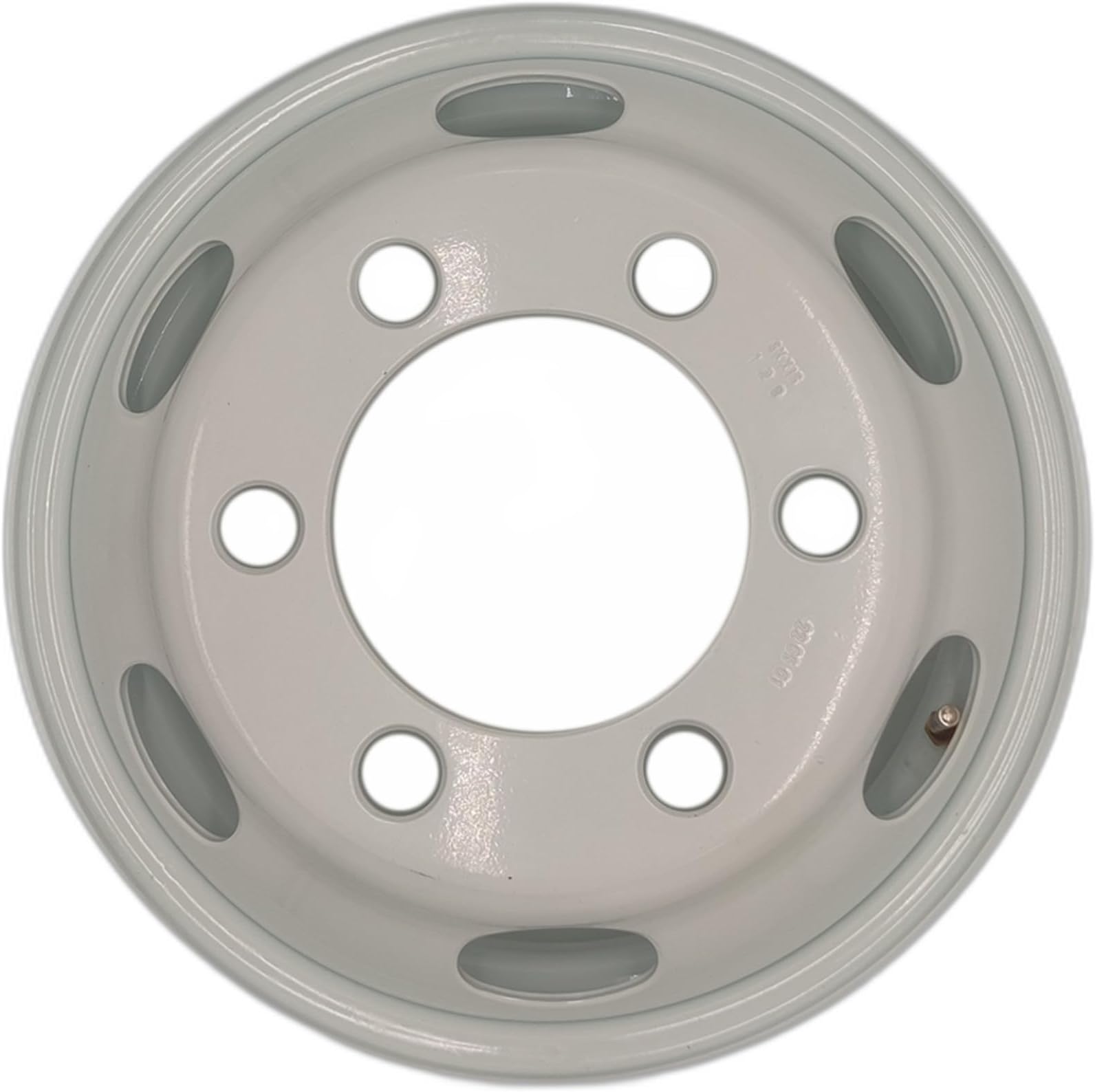 16" Single 16x6 White Steel Wheel For ISUZU NPR NPR-HD NQR 1995-2025 OEM Design Replacement Rim 8971451132