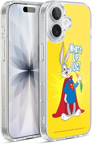 Miniatura 169 de Head Case Designs Funda de gel suave con licencia oficial de Looney Tunes Retro Bugs Bunny compatible con Apple iPhone 11 Pro Max Retro,Blanco y