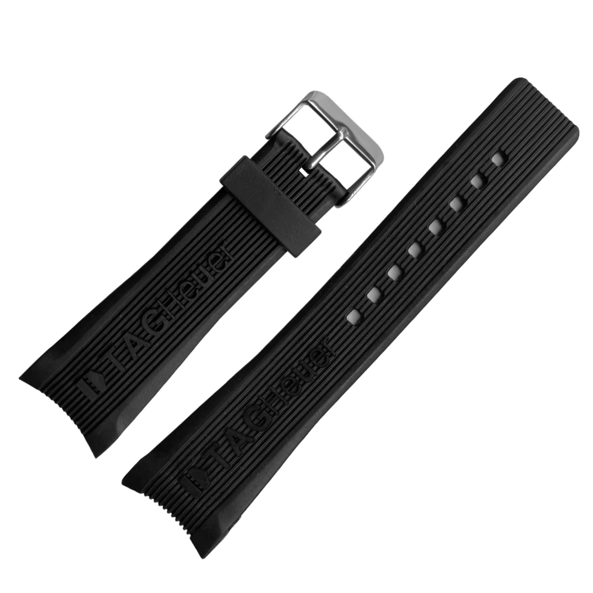DBLACK TGDS1 24mm Black Rubber Watch Band Strap // Compatible for Tag Heuer SLS Mercedes (Black) (B0D5VSX2TQ) Amazon Price History, Amazon Price Tracker