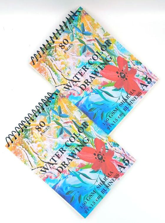 PERDAY 150 GSM Spiral Sketch Book for Drawing and Sketching Size 5x8 Inch Pack of 2 (B0CC698MQH) Amazon Price History, Amazon Price Tracker