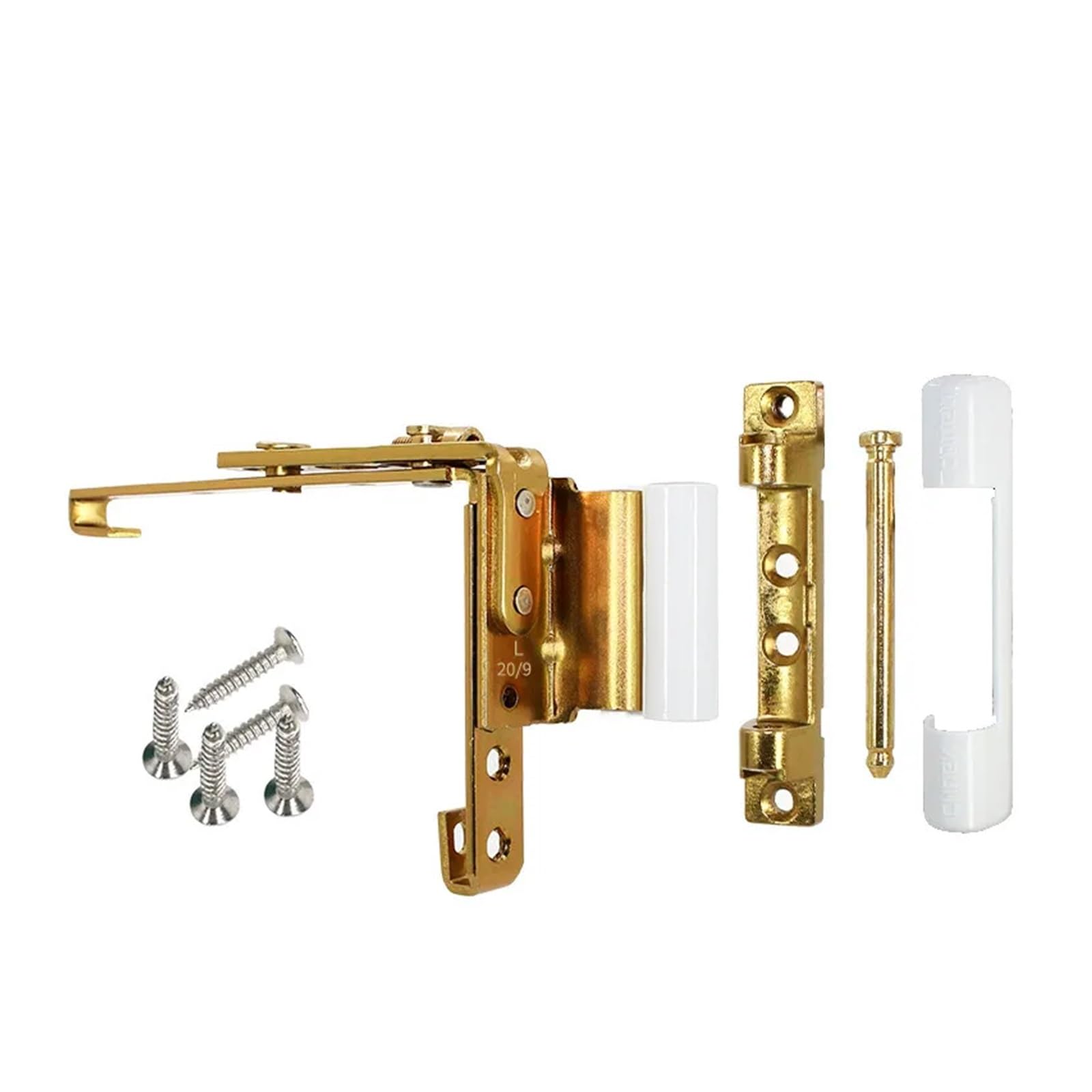 Ghhzml 17Mm-03 Cupboard Door Hinge Plastic Steel Casement Window Door Hinge Balcony Inside And Outside Sliding Corner Accessories(17Mm-03)