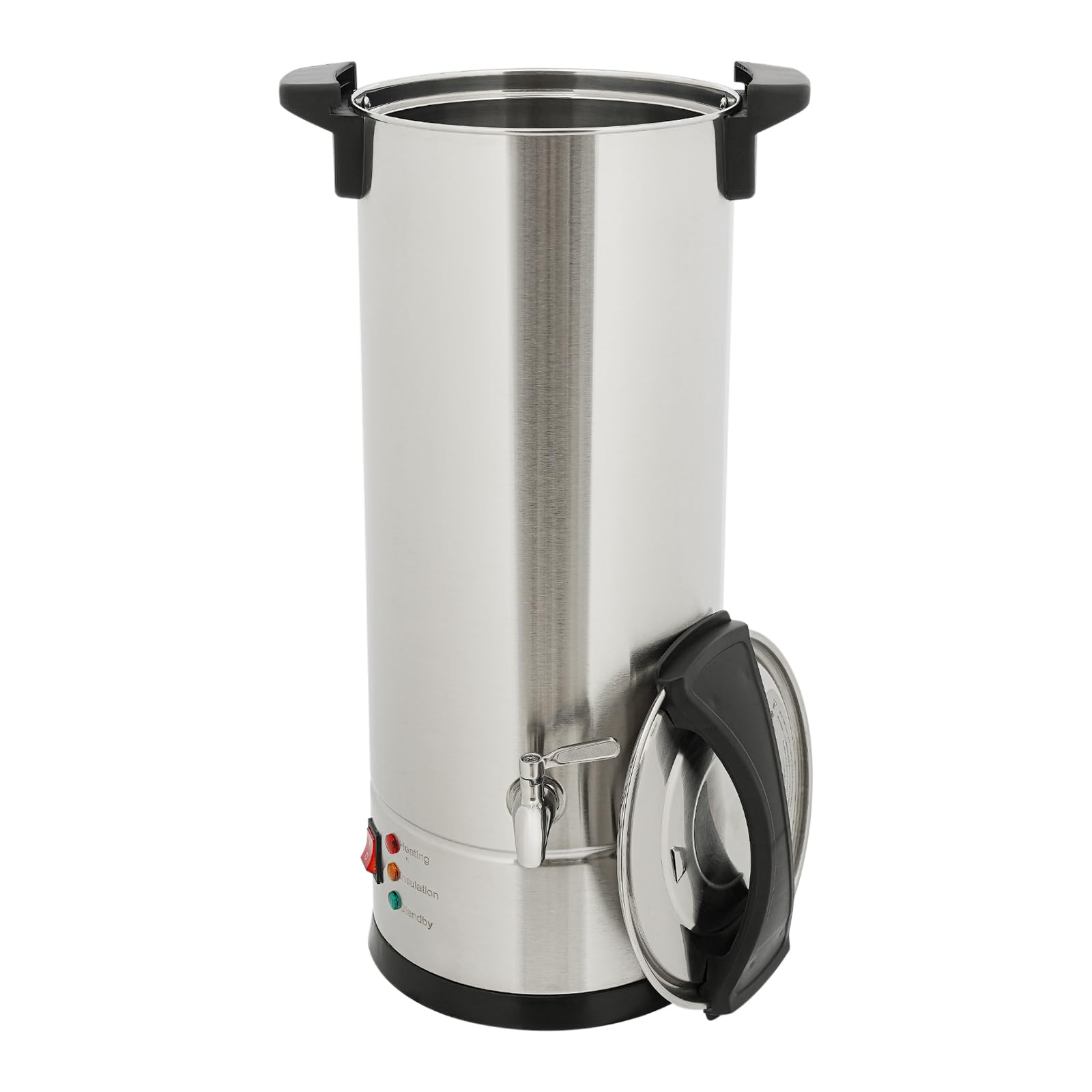 Wachsschmelzer 9 L, 1800 W, mit Temperaturregler und beheiztem Hahn | Aus Edelstahl 304 und PP, 0 bis 110 °C, für Sojawachs, Bienenwachs, Paraffinwachs, Kokoswachs, Seife und Kosmetik