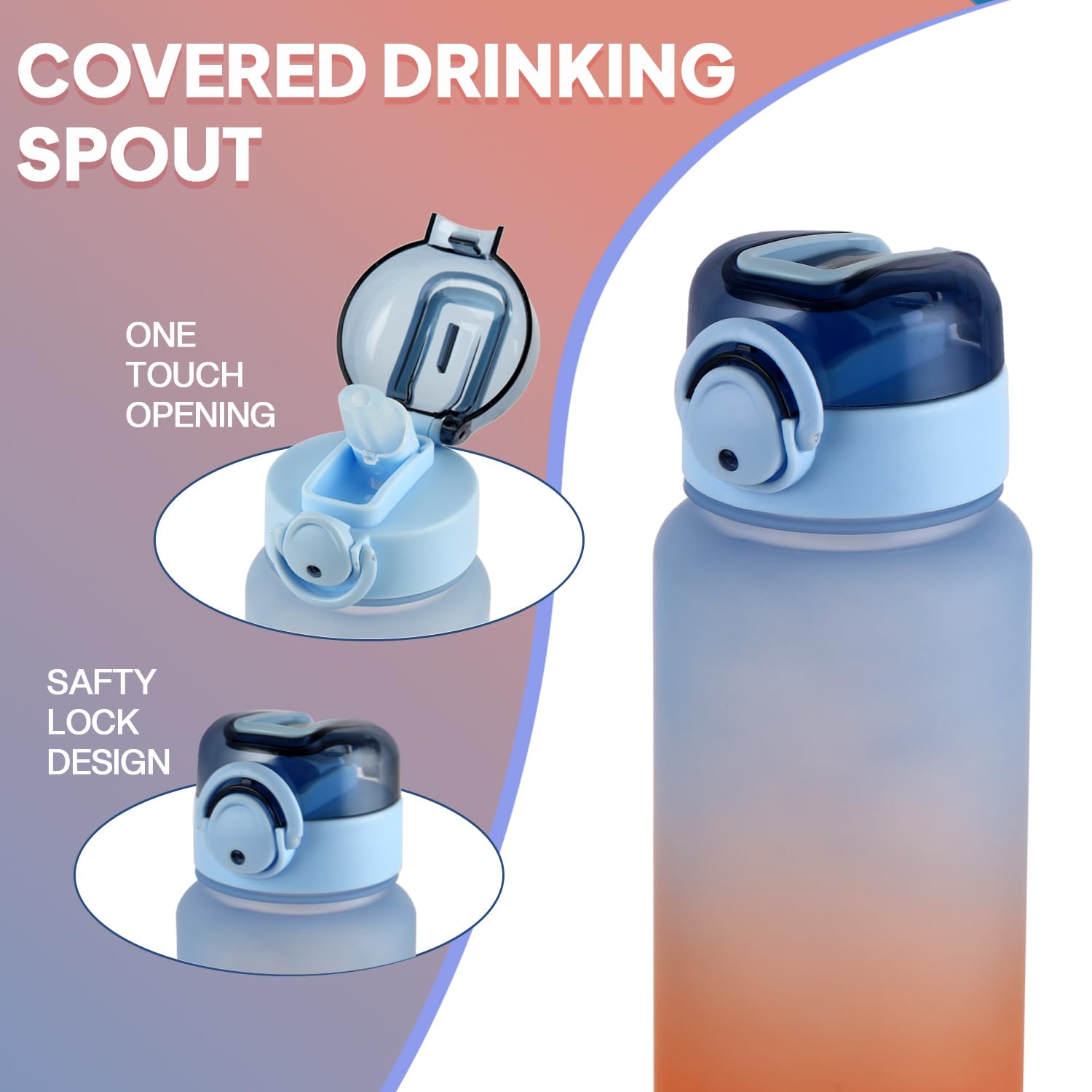 CELLO Buzz Water Bottle - 1160ml Leakproof Sipper -3 CELLO Buzz Water Bottle - 1160ml Leakproof Sipper -3