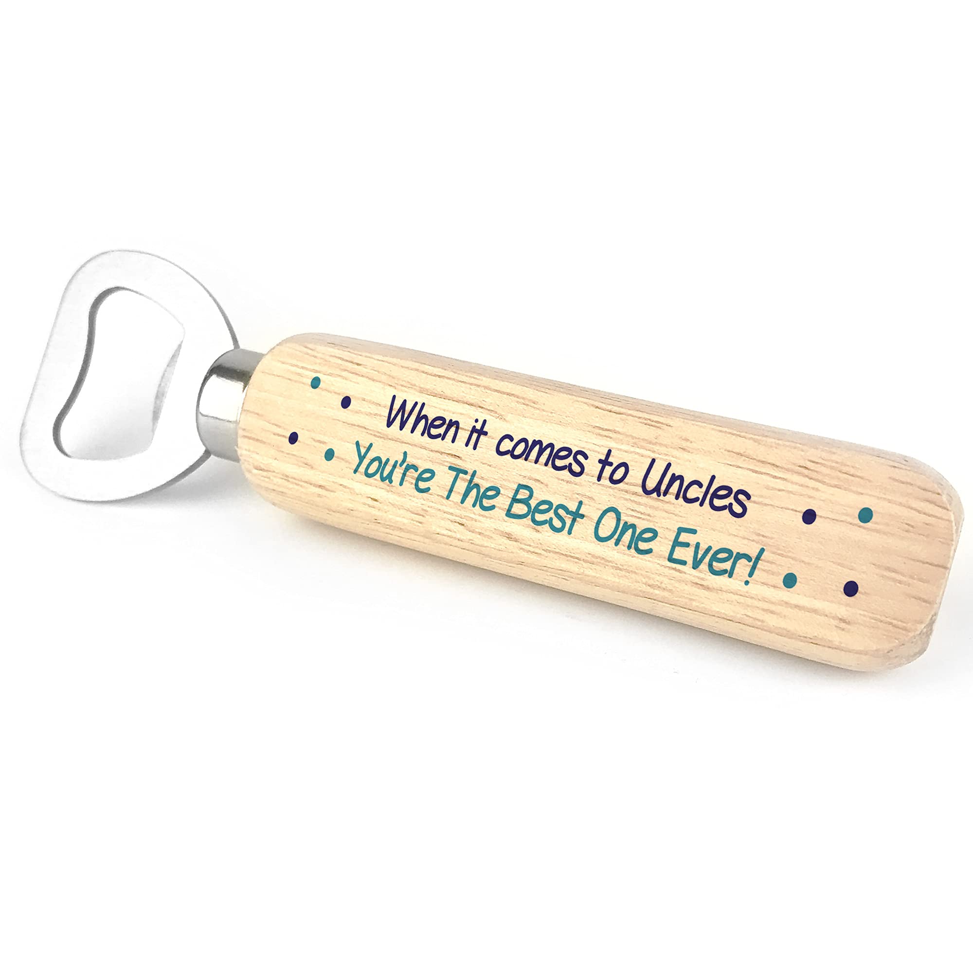 Birthday Gifts for Uncle Wood Bottle Opener Novelty Gift for Him Present