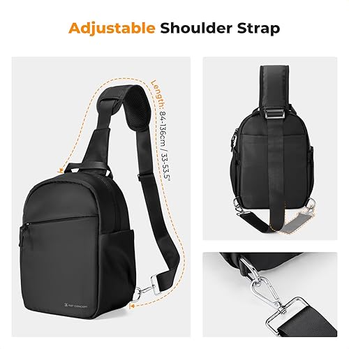 Miniatura 5 de K&F CONCEPT Small Camera Bag for Photographer, Camera Sling Crossbody bag for DSLR/SLR/Mirrorless Camera, Compact Camera Case for Men and Women