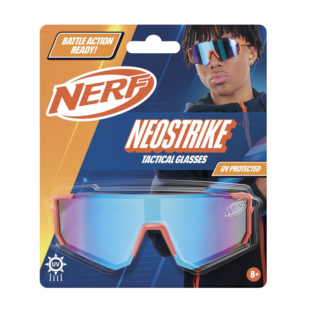 NERF NeoStrike Gafas Tácticas Protección UV Montura Resistente Accesorio Oficial