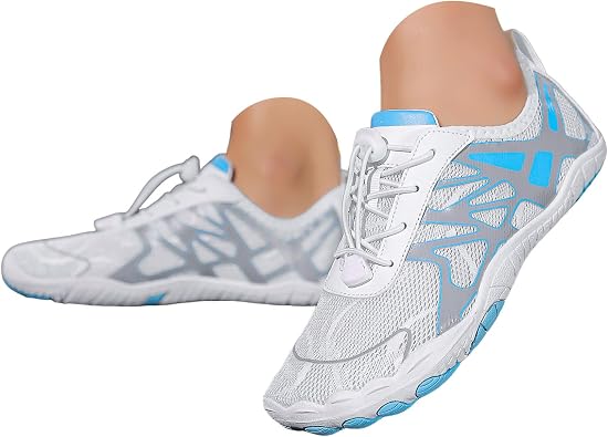 Water Shoes Women Breathable Mesh Upper Fast-Drying Womens Water Shoes for River Swimming Beach Boating Jet Ski Pontoon Boat Ride Day Lake Cruise Floating Dock Swim Platform Use