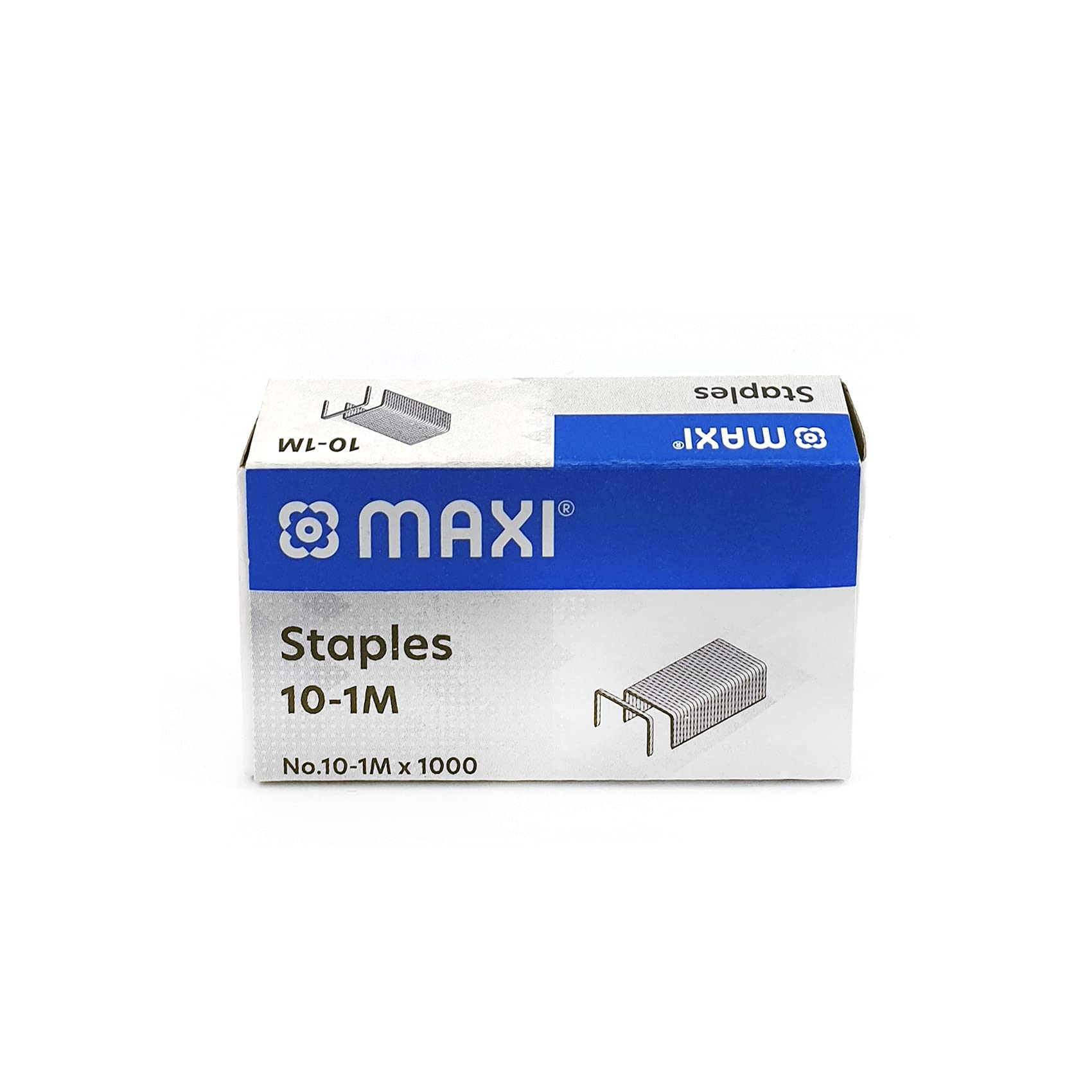 Maxi No.10 Staple Pins, Silver, MX-10-1M, Pack of 1000