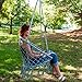 Equip Macrame Outdoor Hammock Chair, Cotton Blend, Capacity 250 lb., Green, Blue, White, 47'' H x 24'' W (99737)