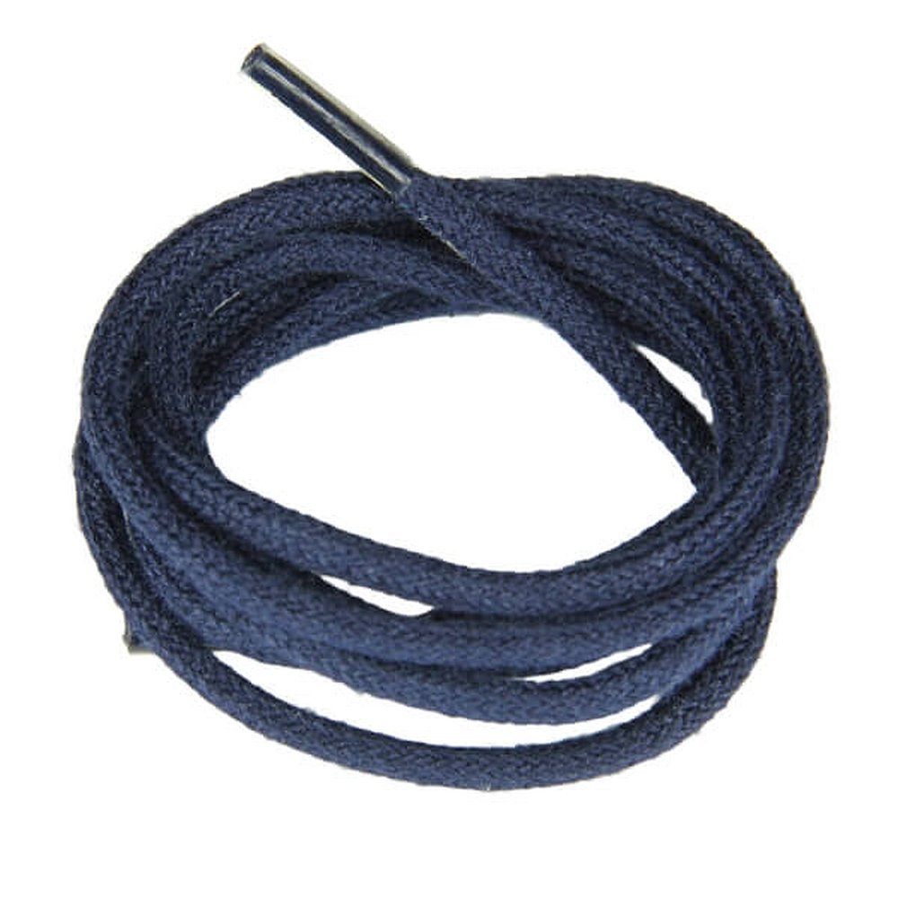 Collonil 1 Paar Schnürsenkel - rund - dünn - Ø 2,0 mm Längen (75 cm, Marineblau)
