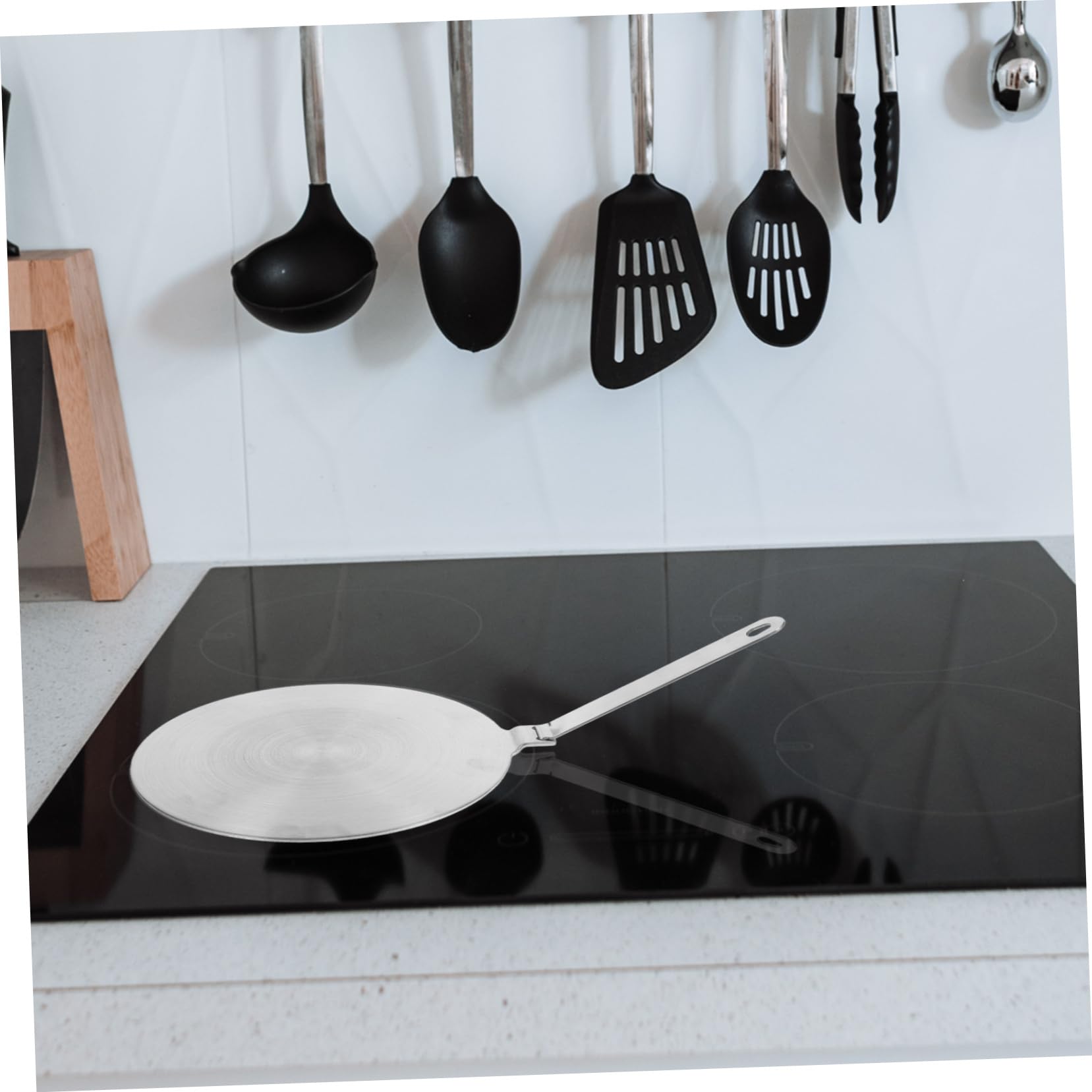 KICHOUSE Induction Adapter Plate Heat Diffuser for Gas and Electric Cookers Cooking Plate for Even Heat Distribution Compatible Induction Hob and Cookware for Stewing and Cooking Quality