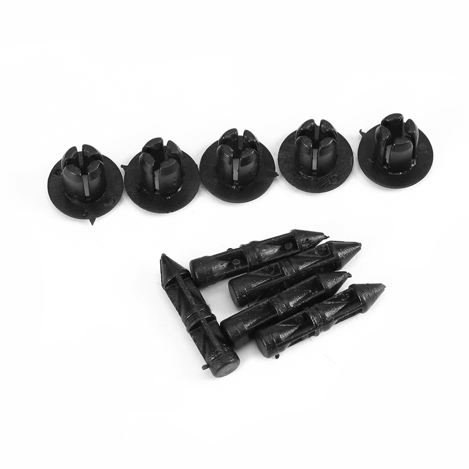 50 Clip Push Fit Per Suzuki E Honda - Rivetti Plastica Per Fori Da 6 Mm