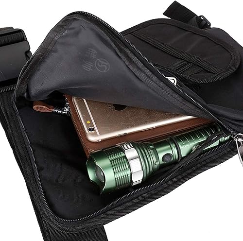 Miniatura 6 de Riñonera para hombre y mujer, bolsa de pierna caída, multiusos, bolsa táctica para montar en motocicleta, impermeable, deportes al aire libre,