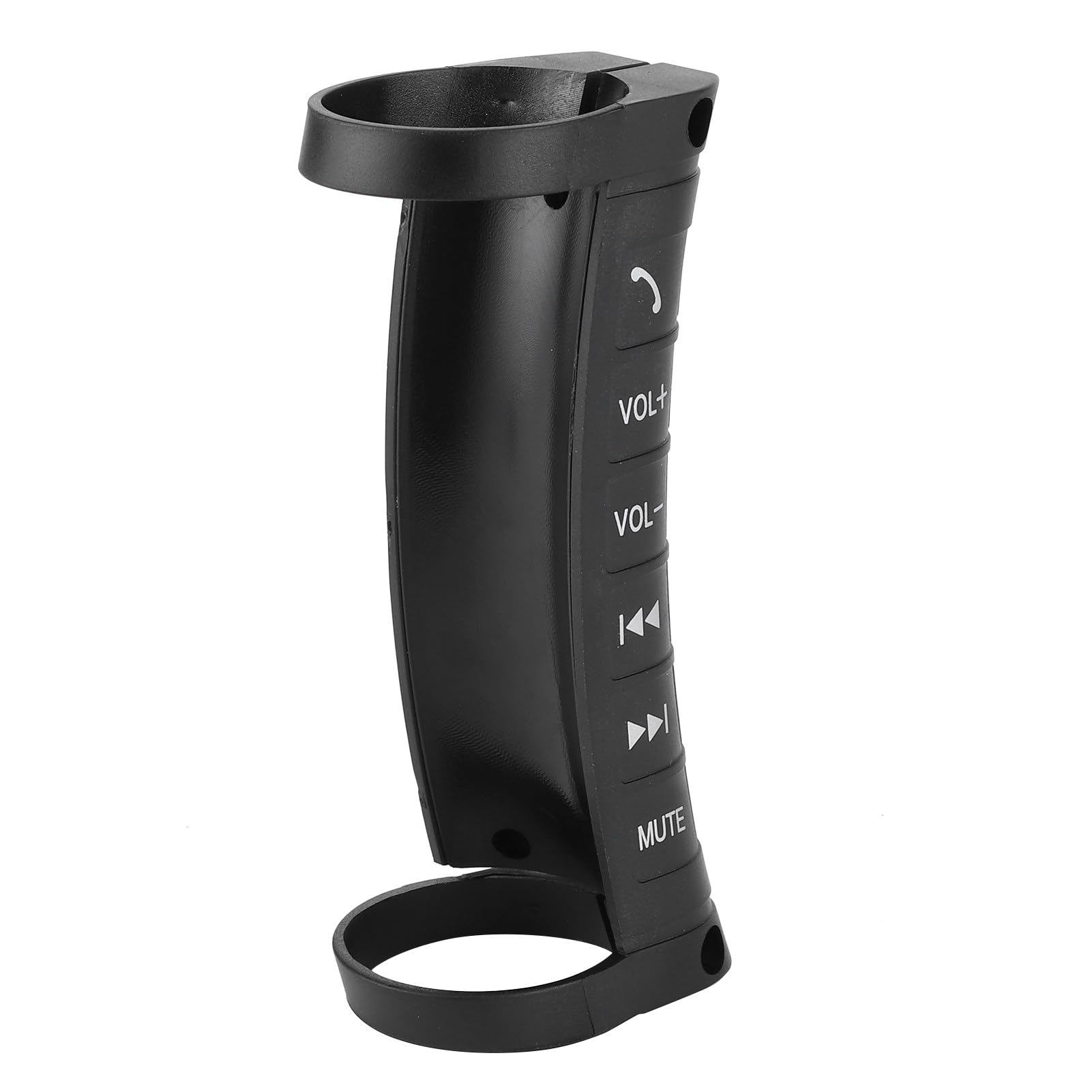 SIXRUN 2 Din Lenkradfernbedienung ABS PU Multifunktions-Lenkradtaste Drahtlose Navigation für -Auto-Player-DVD-Receiver-Treiber