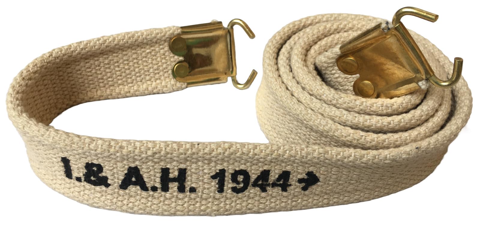 Pack of 2 British WWII Army Lee Martini Canvas Sling (Light Khaki, ONE Size)