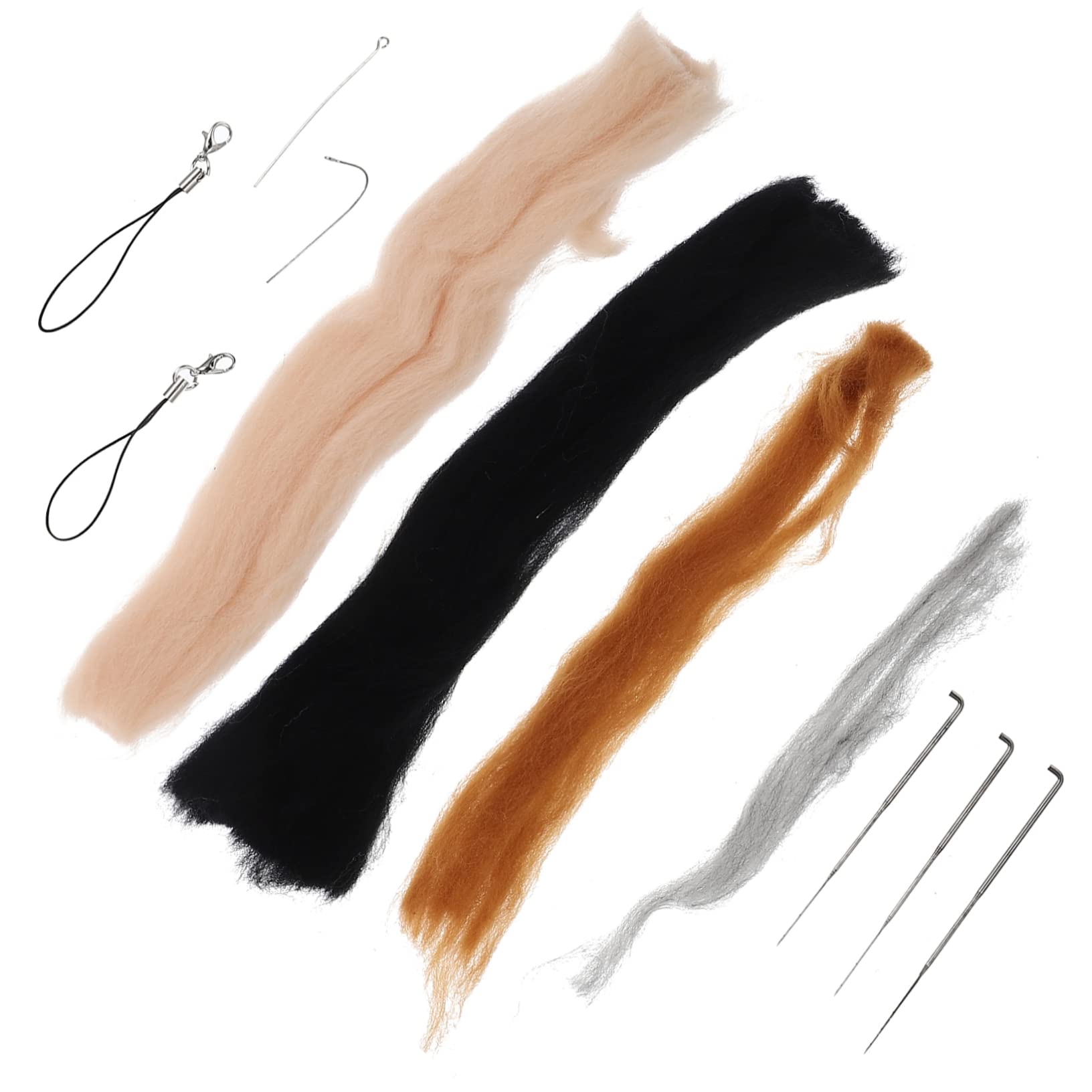 Lurrose 5sets Kit Per Infeltrimento Ago Attività Creativa Fai Da Te Per Ragazzo Ragazza e Adulti Include Materiale Per Creazione Di Animali Feltro Sicuro e Facile Da Usare