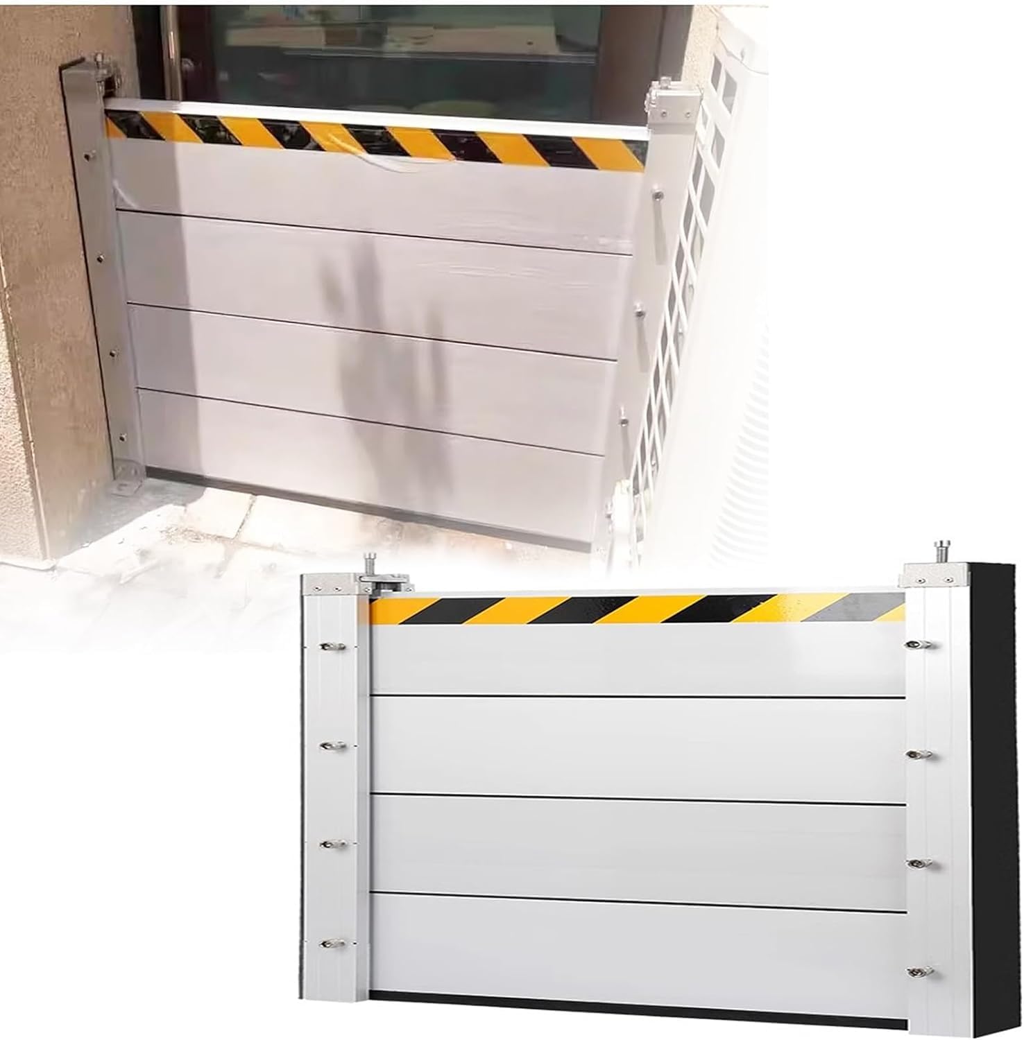Barrière de protection contre les inondations module en hauteur pour porte