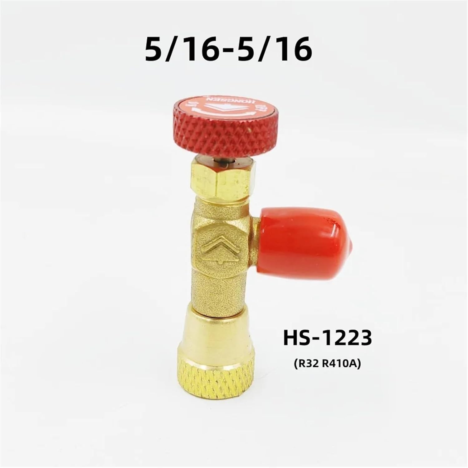 Vacuum Pump Accessories HS-466AL Air Conditioning Refrigerator Refrigerant Low Pressure Gauge Pressure with Safety Valve Adapter(A)