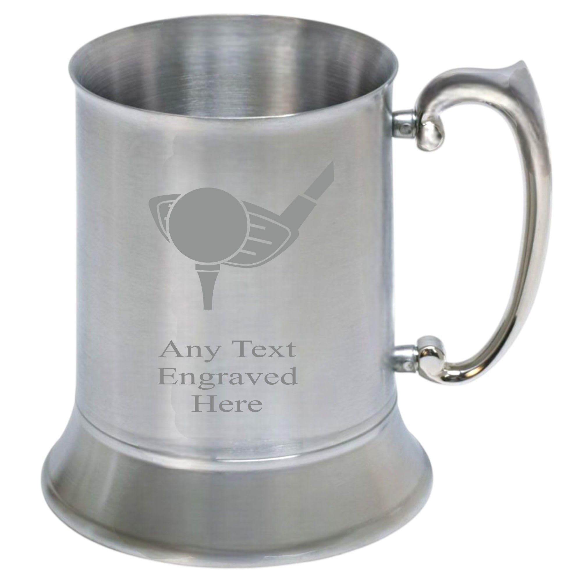 Lucy G Stainless Steel [Custom] Personalised Engraved Golf Tankard St12