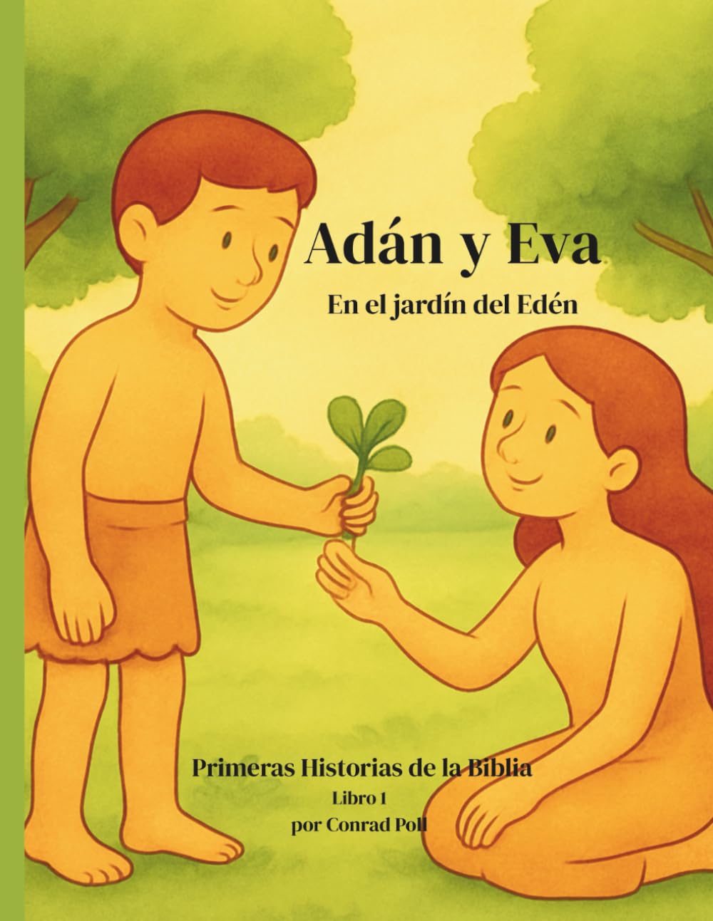 ADÁN: Una historia para colorear de la Biblia para niños de 3 a 6 años