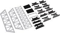 Vista 7 de Modelo de ferrocarriles y trenes HO Escala Puente Modelo Edificio Accesorio DIY