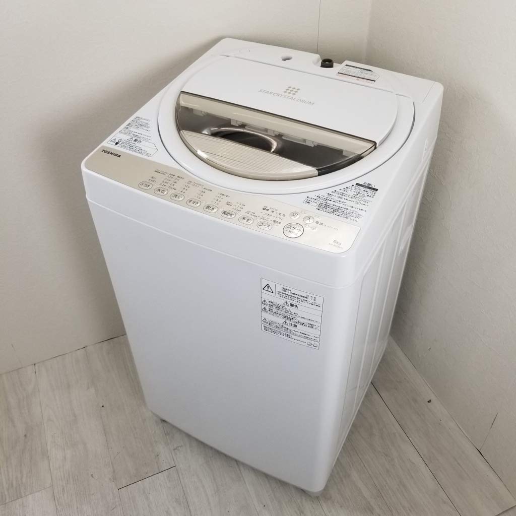 Amazon.co.jp: 東芝 全自動洗濯機 グランホワイト 6kg AW-6G3(W) AW 