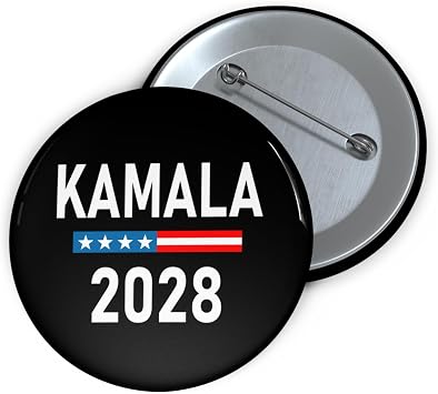 Kamala 2028 Button - Collectible Kamala Harris President Campaign Button 1.25"