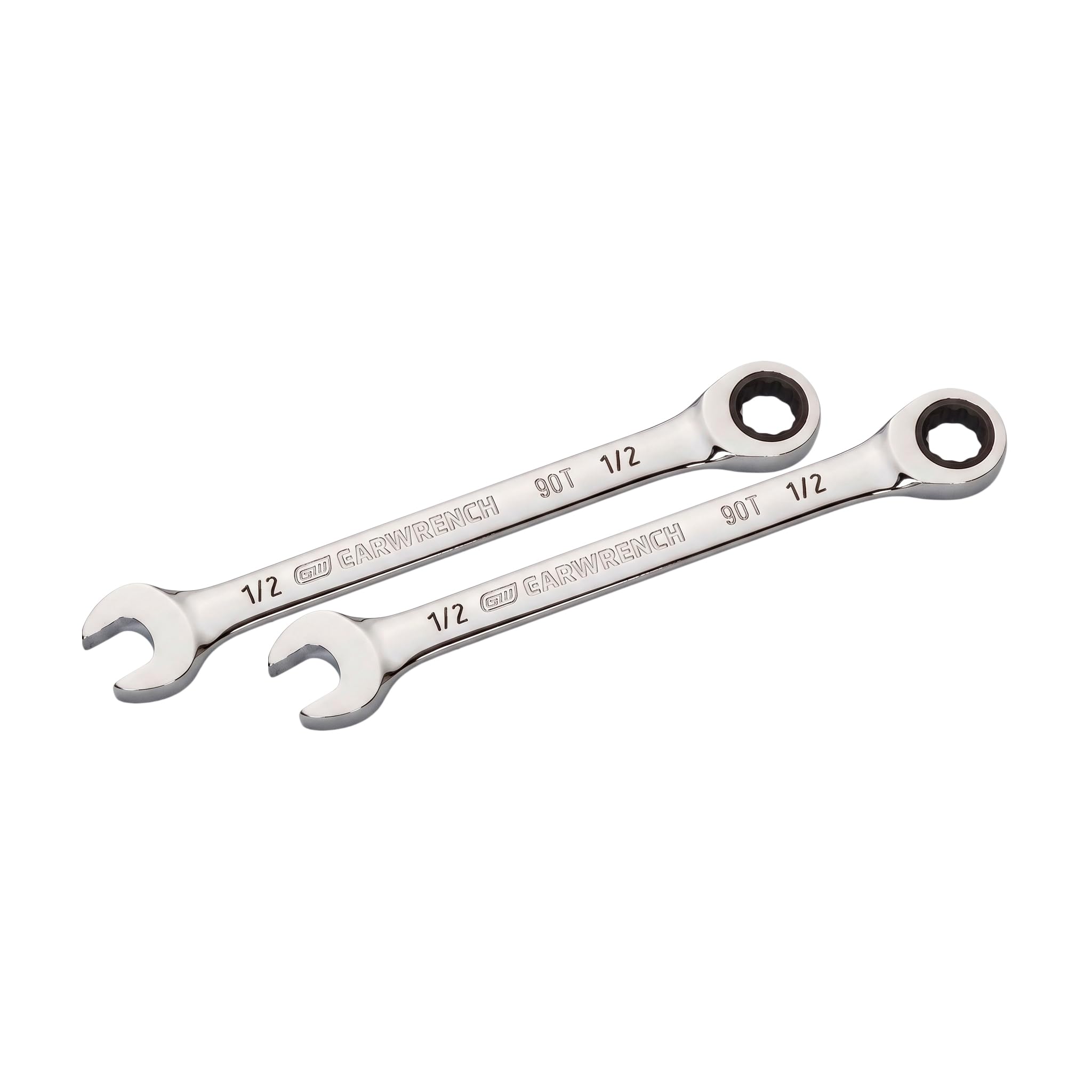 GEARWRENCH 1/2" 4 Degree Swing Arch 12 Point Ratcheting Combination Wrench - 86945 (Pack of 2)
