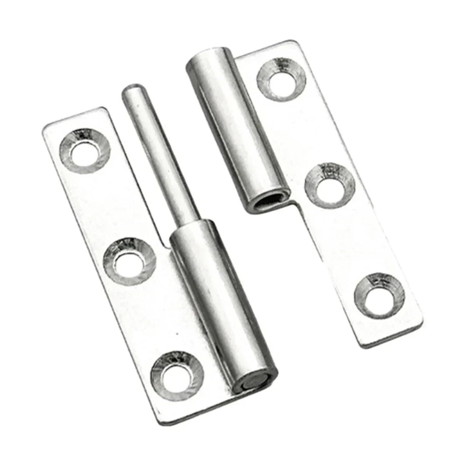 Yatingzhang Left Lift Off Hinges 4Pcs Lift Off Hinge Stainless Steel Flag Shape Detachable Removable(Left)