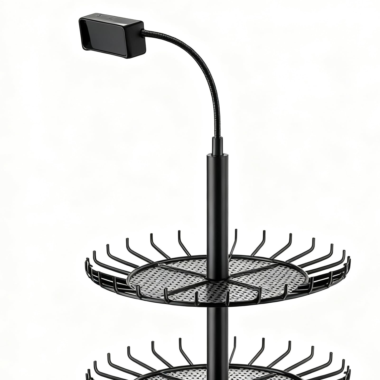 Estante para Trenzas Estante De Almacenamiento De Altura Ajustable | Soporte para Extensiones de Cabello Para Salón, Servicio , Extensiones, Estilismo Móvil y Entrenamiento de