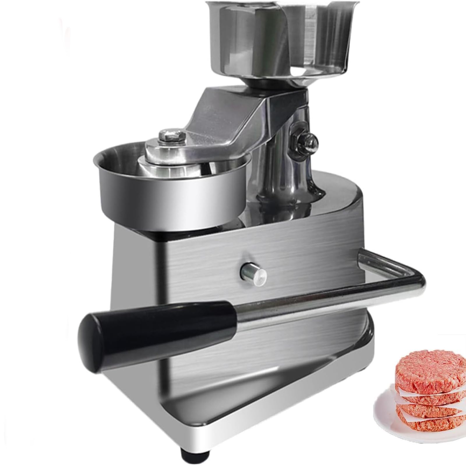 Pressa per hamburger, robot da carne in acciaio inox per una facile pulizia, macchina per la formatura di hamburger per ristoranti e uso domestico