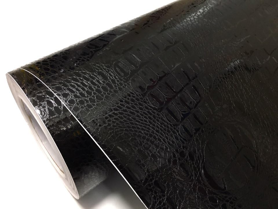 Amazon.co.jp: ラッピングシート レザー調 革調 クロコダイル 鰐