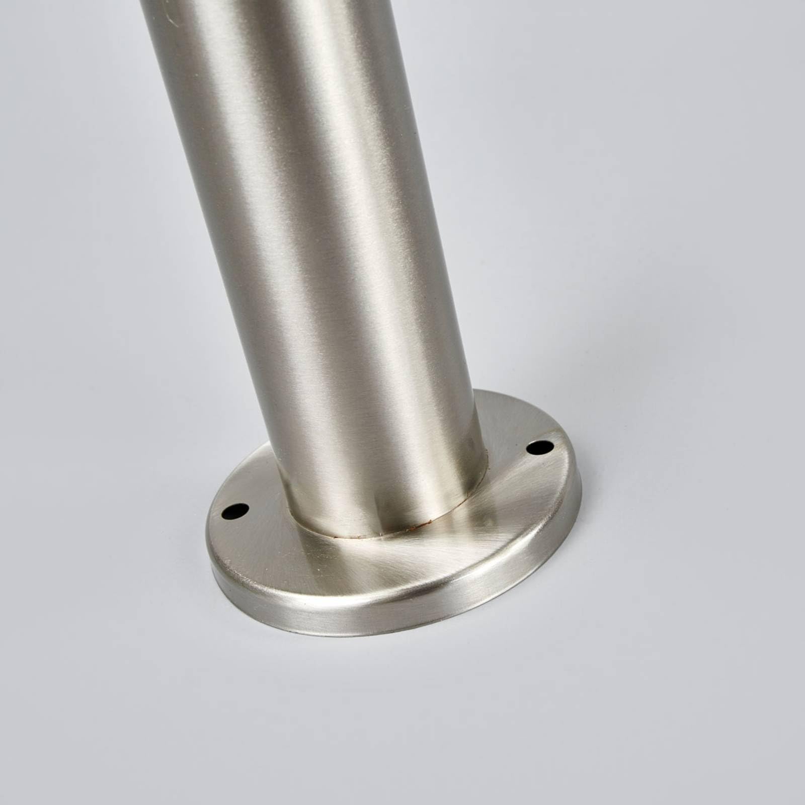 Lindby lampada da esterni dimmerabile (Moderno) colore Grigio, in Acciaio Inox Lampioncino paletto luminoso viale lampioncino