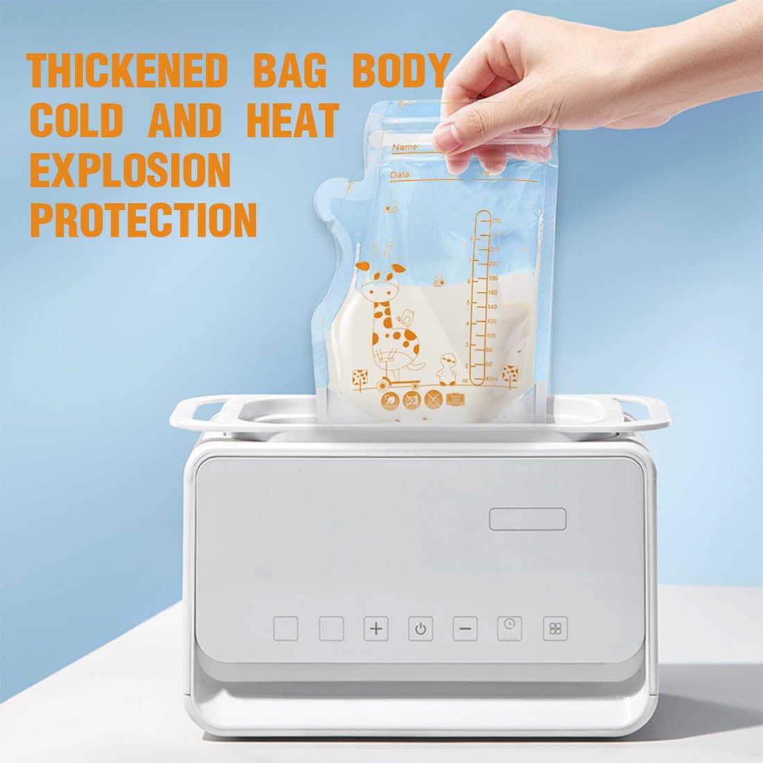 Sacchetti Latte Materno 250 Ml - Confezione Da 40 Pezzi | Pre-sterilizzati E Congelabili - Foto 4