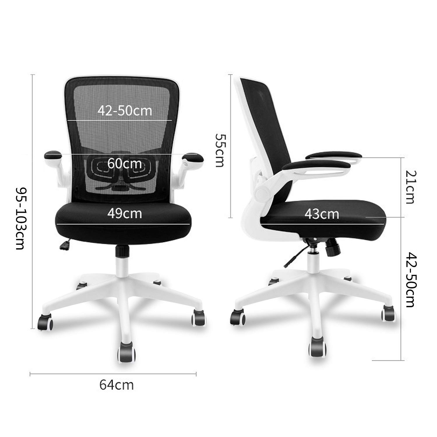 Office Chair, FelixKing Ergonomic Desk Chair with Adjustable Height and