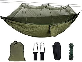 Hangmat Portable Hammocks with Mosquito Net,Camping Gear Must Haves for Travel Hiking Backpacking Beach Patio Buiten Hammock(F)