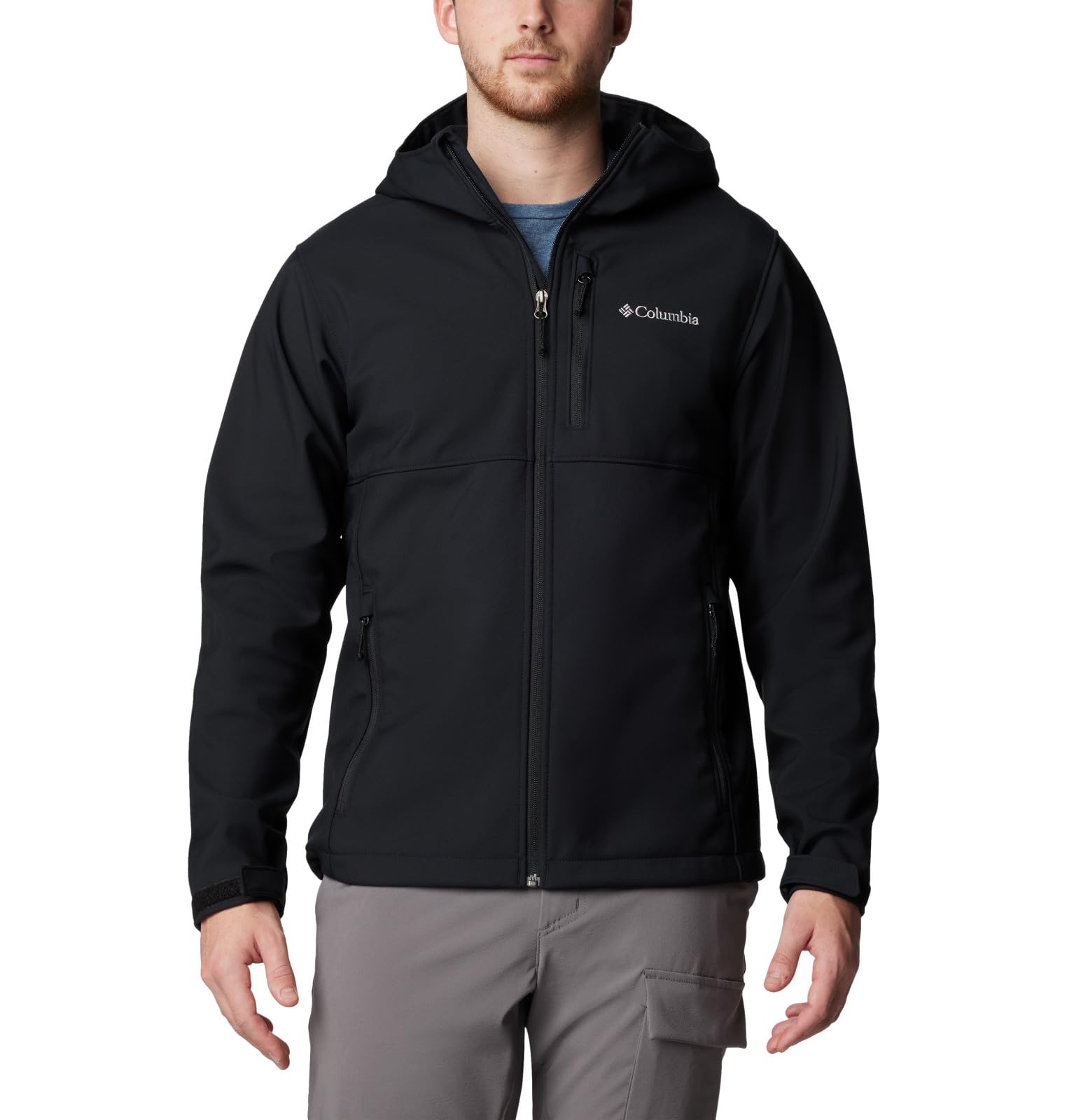Mens Ascender II Hooded Softshell Rain Jacket