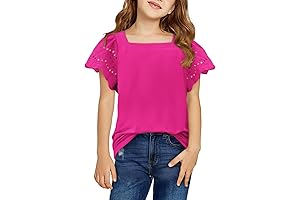 Girls Casual Crewneck Shirts